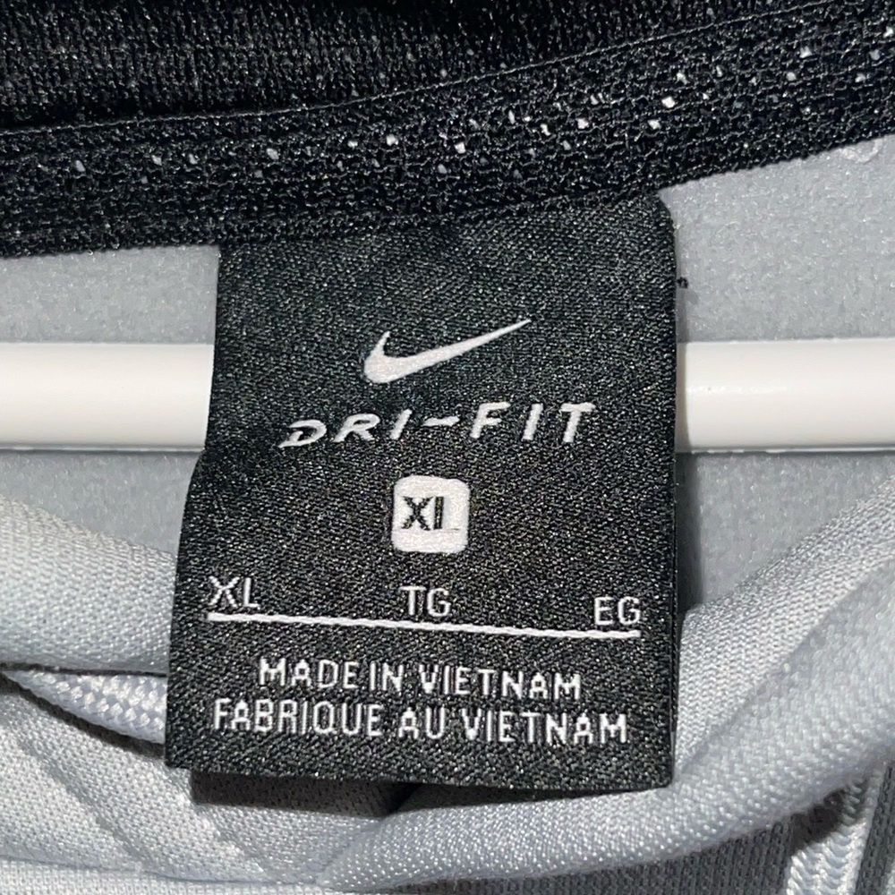 Ohio State Buckeyes Hoodie Mens Size XL Gray Nike Dri-Fit Sweatshirt On Field - Picture 7 of 9